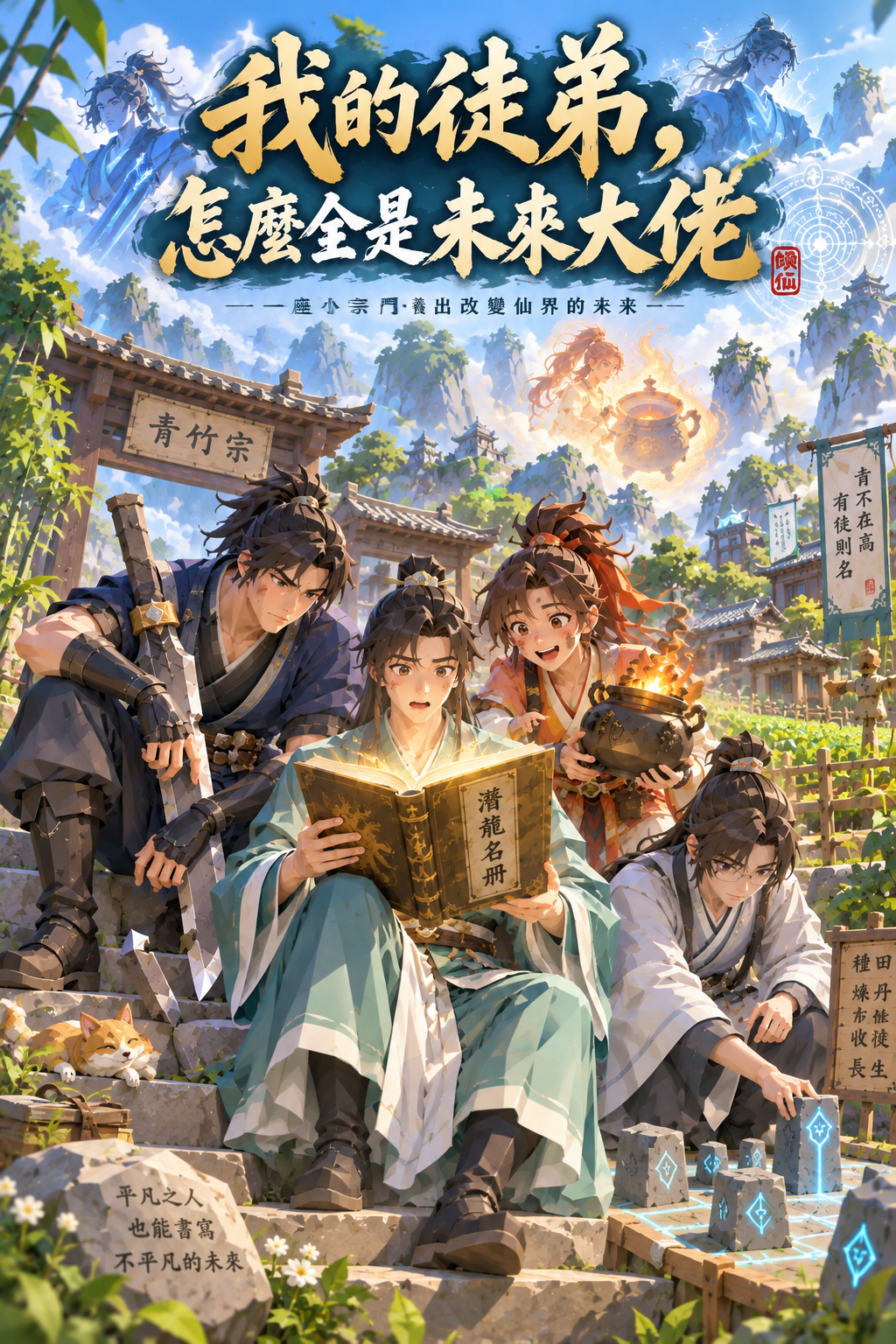 我的徒弟，怎麼全是未來大佬 封面