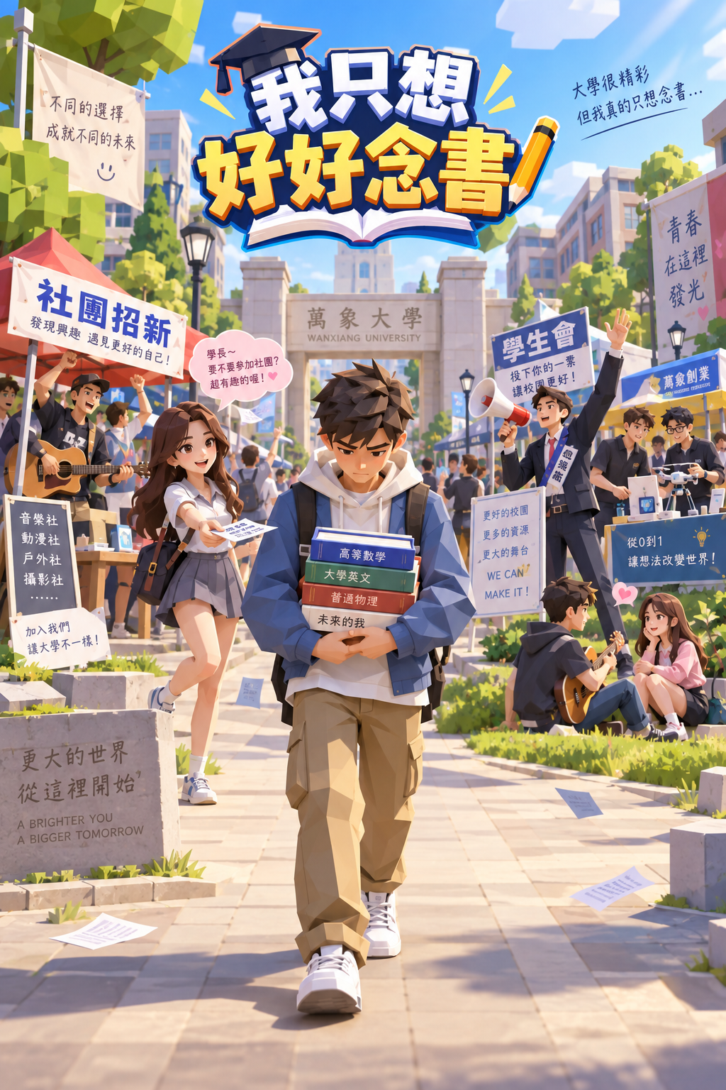 我只想好好念書 封面