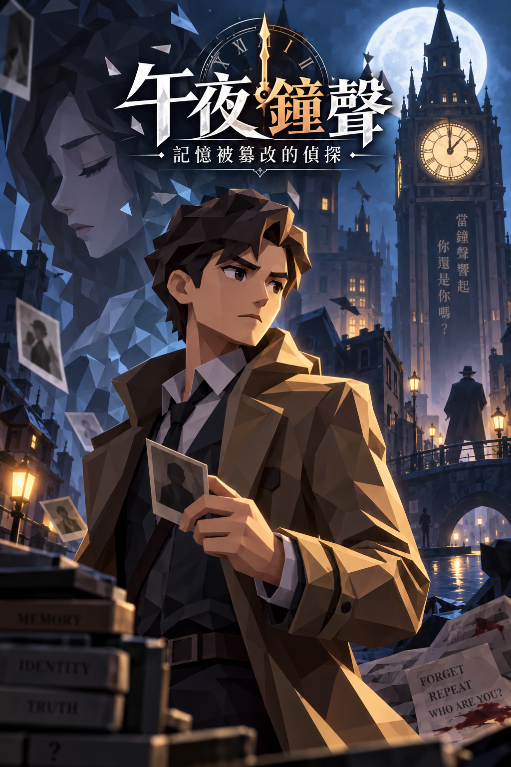 午夜鐘聲,記憶被篡改的偵探 封面